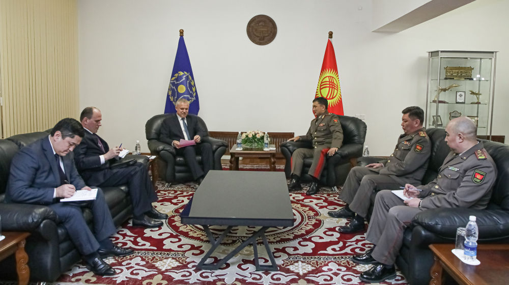 The CSTO Secretary General Stanislav Zas held meetings with the Chief of the General Staff and the Secretary of the Security Council of Kyrgyzstan in Bishkek
