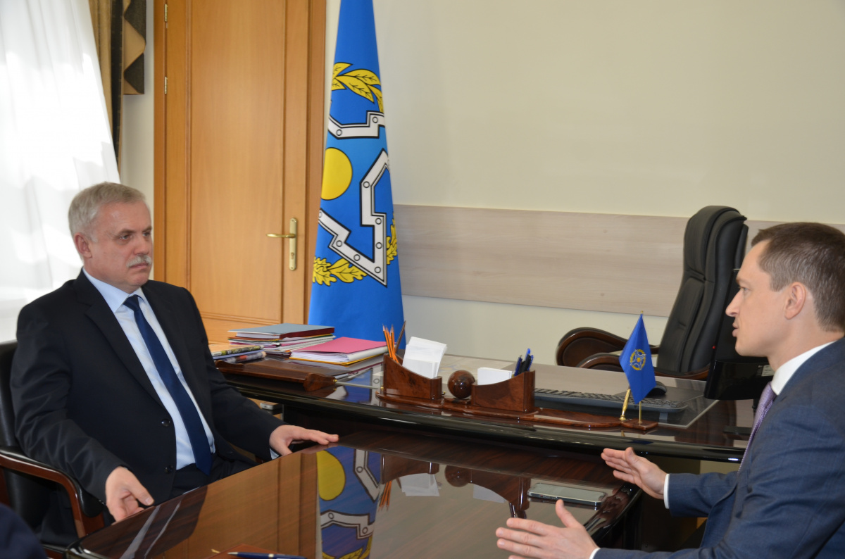 The CSTO Secretary General had a meeting with the Executive Secretary of the CSTO Parliamentary Assembly Sergei Pospelov