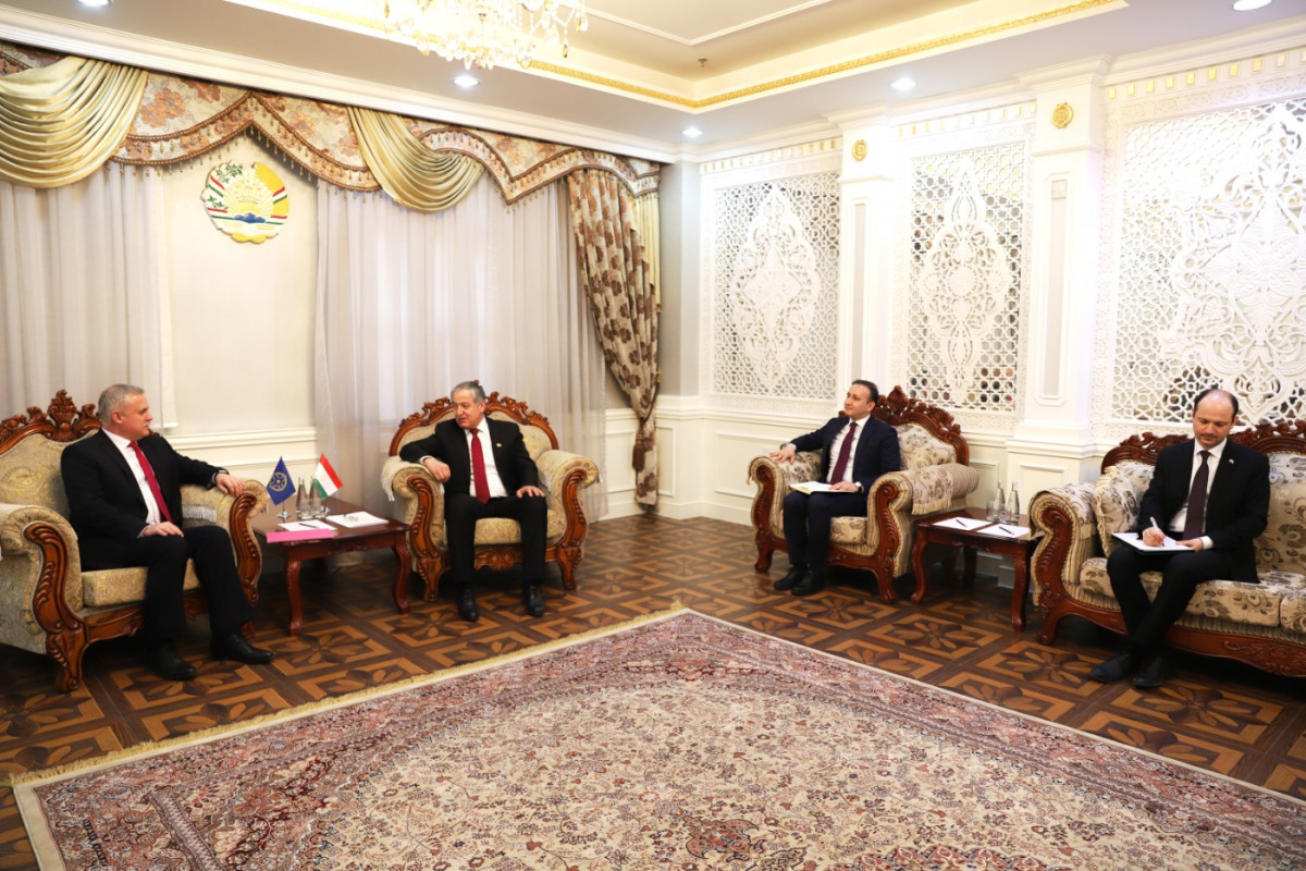 The CSTO Secretary General had a meeting with the Minister of Foreign Affairs of the Republic of Tajikistan Sirojidin Mukhriddin in Dushanbe 