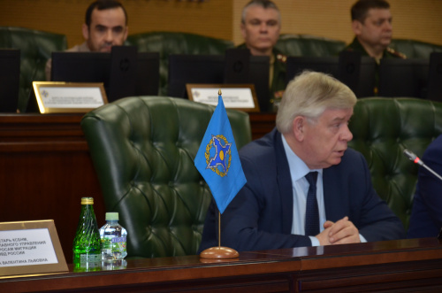 Speech by the CSTO Deputy Secretary General Valery Semerikov at a meeting of the International Headquarters of Operation Illegal on March 13, 2020