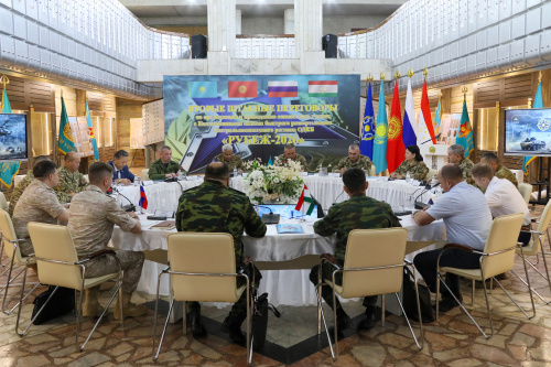 Staff talks on the organization of the joint exercise with the Central Asian Collective Rapid Deployment Forces units “Rubezh-2026” held in Kazakhstan
