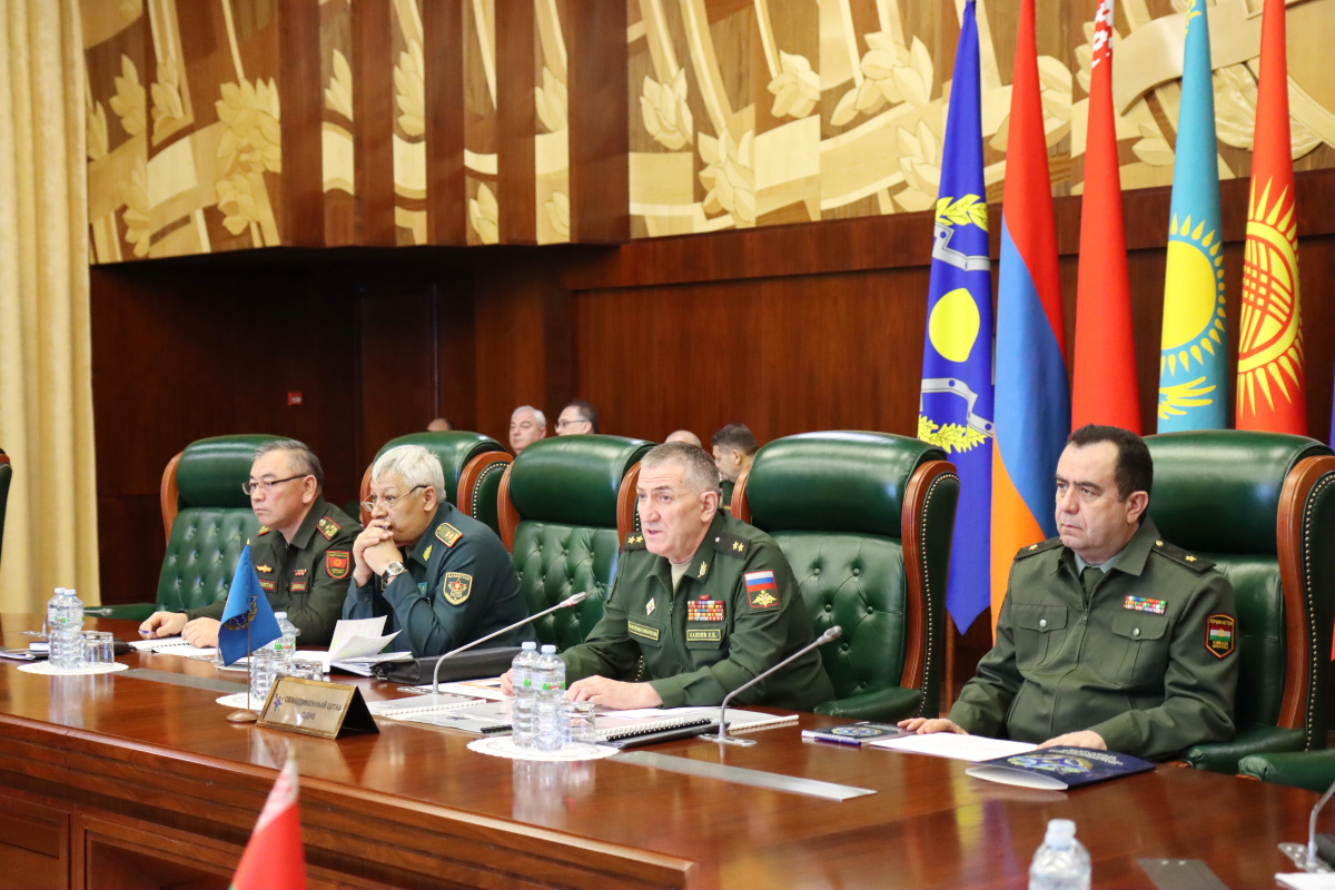 The CSTO Joint Staff held the first staff talks on the preparation of joint trainings with the CSTO Troops (Collective Forces)