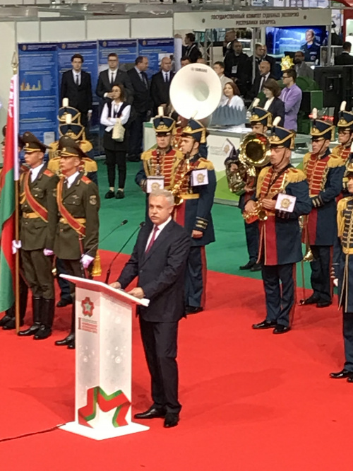 CSTO Secretary General Stanislav Zas took part in the opening ceremony of the 1st International Security Industry Exhibition "National Security. Belarus-2022".