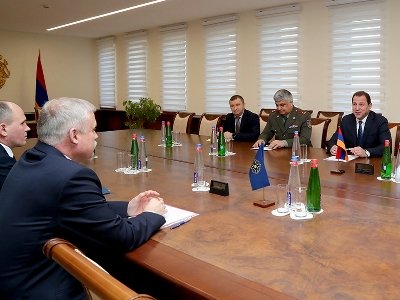 The CSTO Secretary General Stanislav Zas and Armenian Defense Minister David Tonoyan met in Yerevan