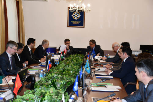The CSTO Secretariat hosted the 36th meeting of the Working Group on Afghanistan at the CSTO CFM