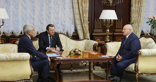 The CSTO Secretary General Imangali Tasmagambetov met with the Chairman of the Collective Security Council, President of the Republic of Belarus Alexander Lukashenko