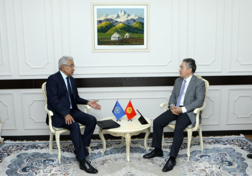 The CSTO Secretary General Imangali Tasmagambetov held talks with representatives of the Kyrgyz leadership
