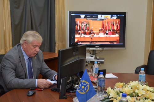 The CSTO Deputy Secretary General Valery Semerikov took part in the 2020 OSCE-wide Counter-Terrorism Video Conference (Vienna, Austria)