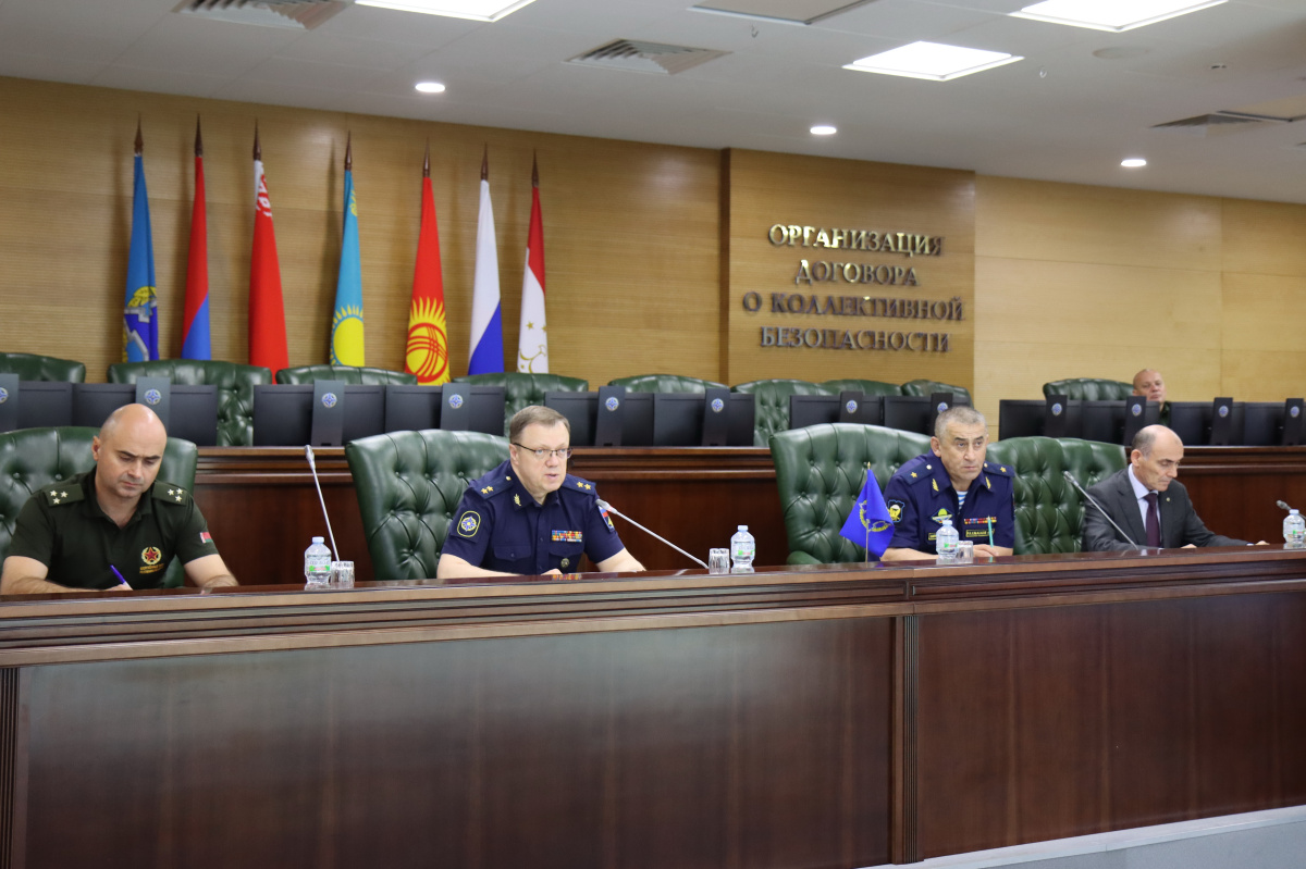 The CSTO Joint Staff and the CSTO Secretariat held a joint training with the participation of operational groups of the CSTO member states