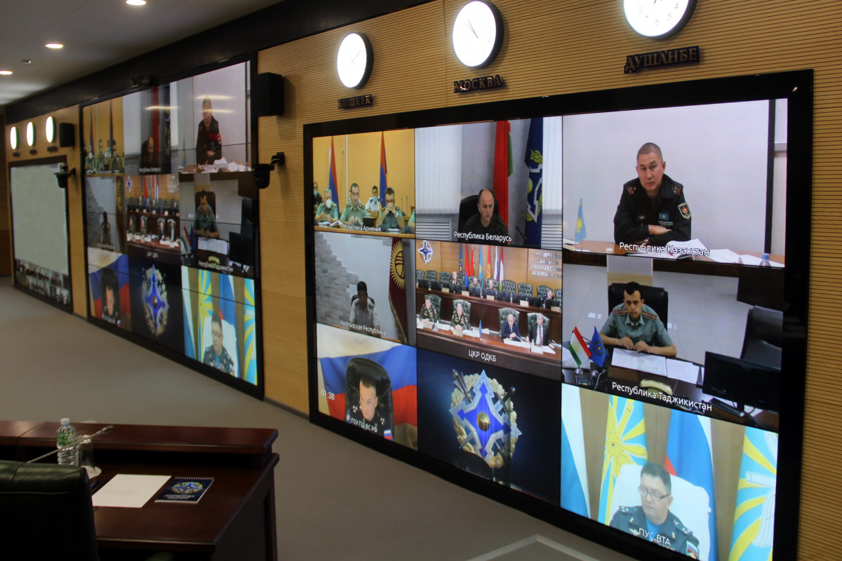 The CSTO Crisis Response Center hosted a strategic command and staff training aimed at deploying the assets of the collective security system