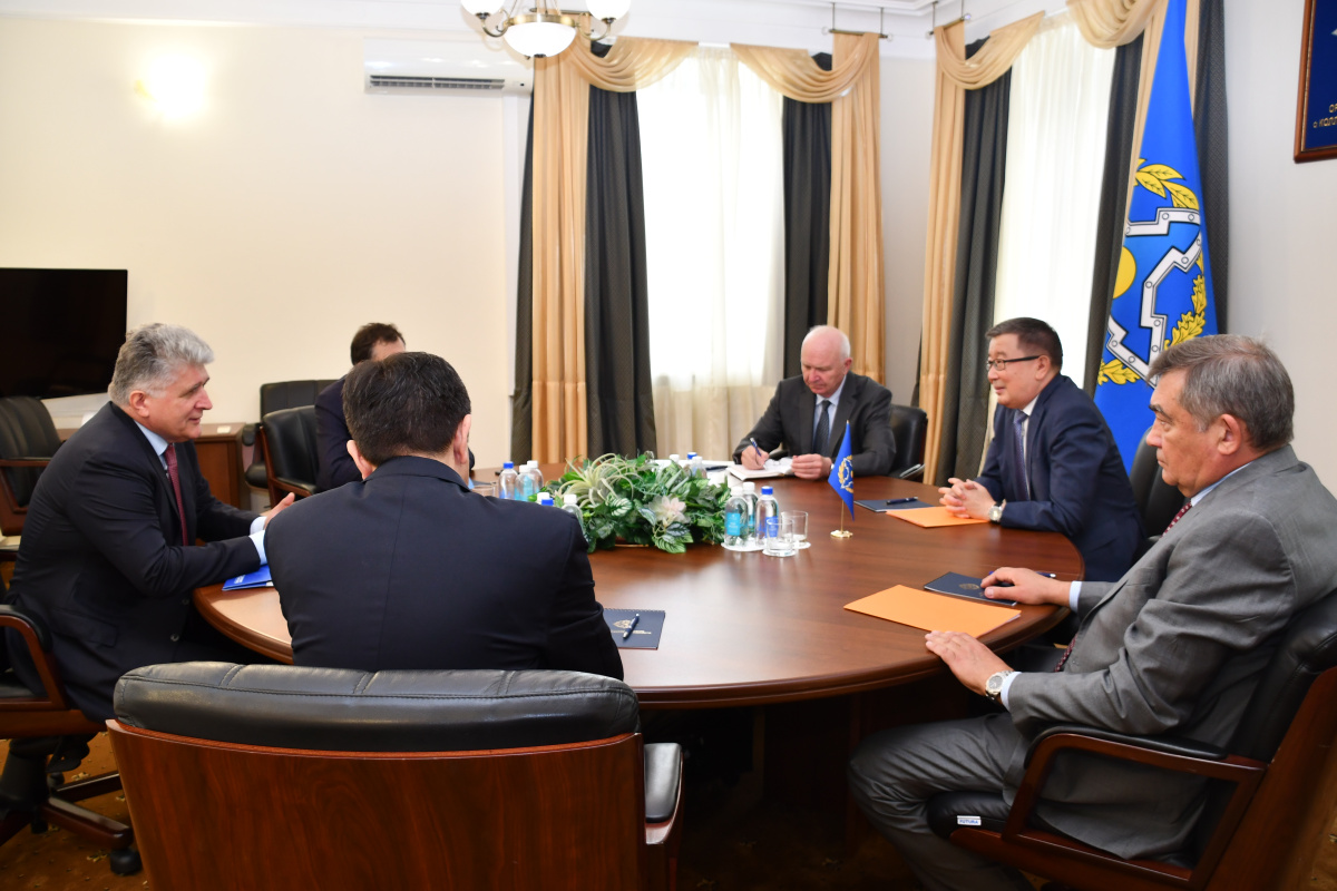 The CSTO Deputy Secretary General Samat Ordabaev met with the UN Assistant Secretary General for Europe, Central Asia and the Americas Miroslav Jenča