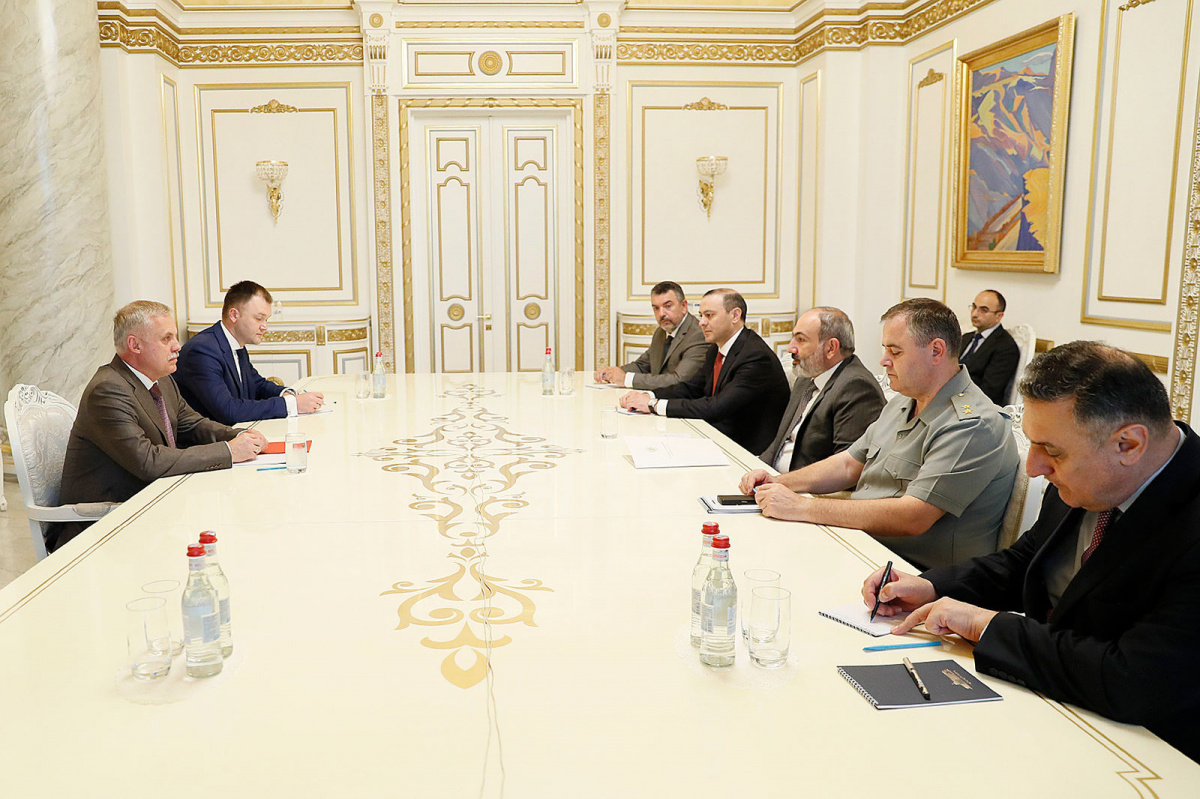 The CSTO Secretary General Stanislav Zas and the Prime Minister of the Republic of Armenia Nikol Pashinyan met in Yerevan