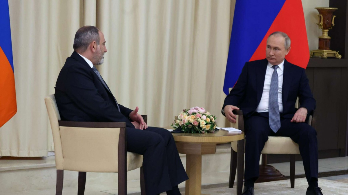 Armenian Prime Minister, Chairman of the CSTO Collective Security Council Nikol Pashinyan and Russian President Vladimir Putin held talks in Novo-Ogaryovo on April 19, 2022