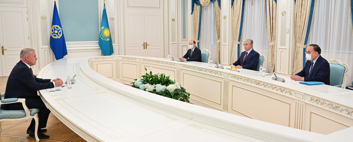 The President of the Republic of Kazakhstan had a meeting with the CSTO Secretary General