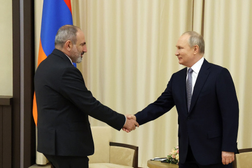 Armenian Prime Minister, Chairman of the CSTO Collective Security Council Nikol Pashinyan and Russian President Vladimir Putin held talks in Novo-Ogaryovo on April 19, 2022