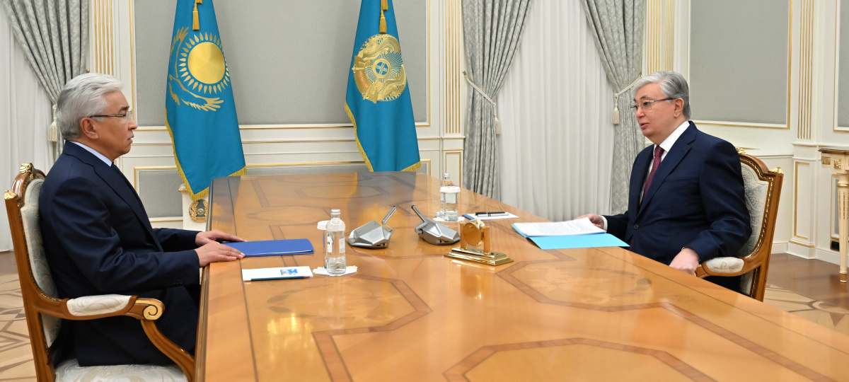 The President of the Republic of Kazakhstan Kassym-Jomart Tokayev received the CSTO Secretary General Imangali Tasmagambetov