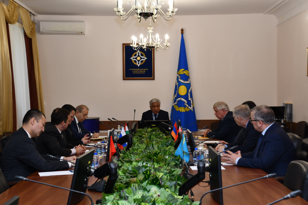 The CSTO Secretary General Imangali Tasmagambetov held a meeting with Permanent Representatives of the CSTO member states