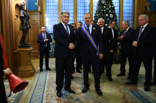 On January 21 in Moscow the CSTO Secretary General Stanislav Zas took part in the meeting of the Minister of Foreign Affairs of Russia Sergey Lavrov with the ambassadors of the CSTO member states and the CIS countries