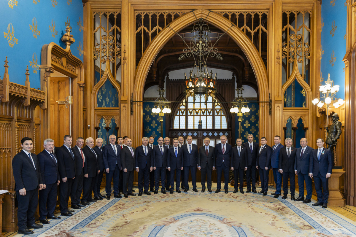CSTO Secretary General Taalatbek Masadykov took part in a meeting between Russian Foreign Minister Sergey Lavrov and parliamentarians and ambassadors of the CSTO member states