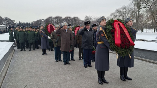 A delegation of the CSTO Joint Staff took part in events marking the 83rd anniversary of the breakthrough of the Leningrad blockade and the 82nd anniversary of the complete liberation of Leningrad from the Nazi blockade during the Great Patriotic War