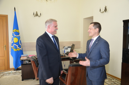 The CSTO Secretary General had a meeting with the Executive Secretary of the CSTO Parliamentary Assembly Sergei Pospelov