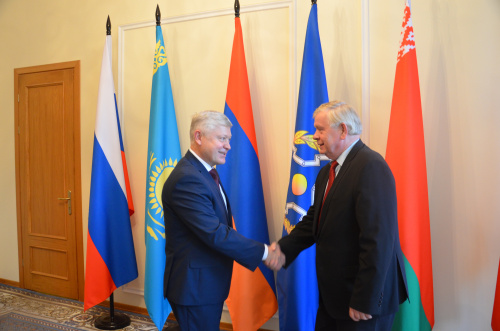 The CSTO Deputy Secretary General Valery Semerikov met with the Chairman of the State Duma Commission to Investigate the Facts of Foreign Interference in the Internal Affairs of Russia