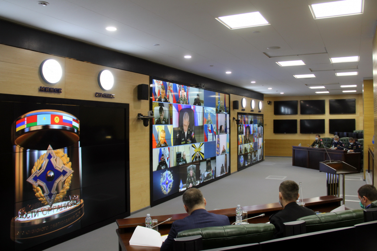 At the CSTO Joint Staff, consultations on the Plan for joint training of command and control bodies and formations of the assets of the collective security system for 2022 were held via videoconferencing