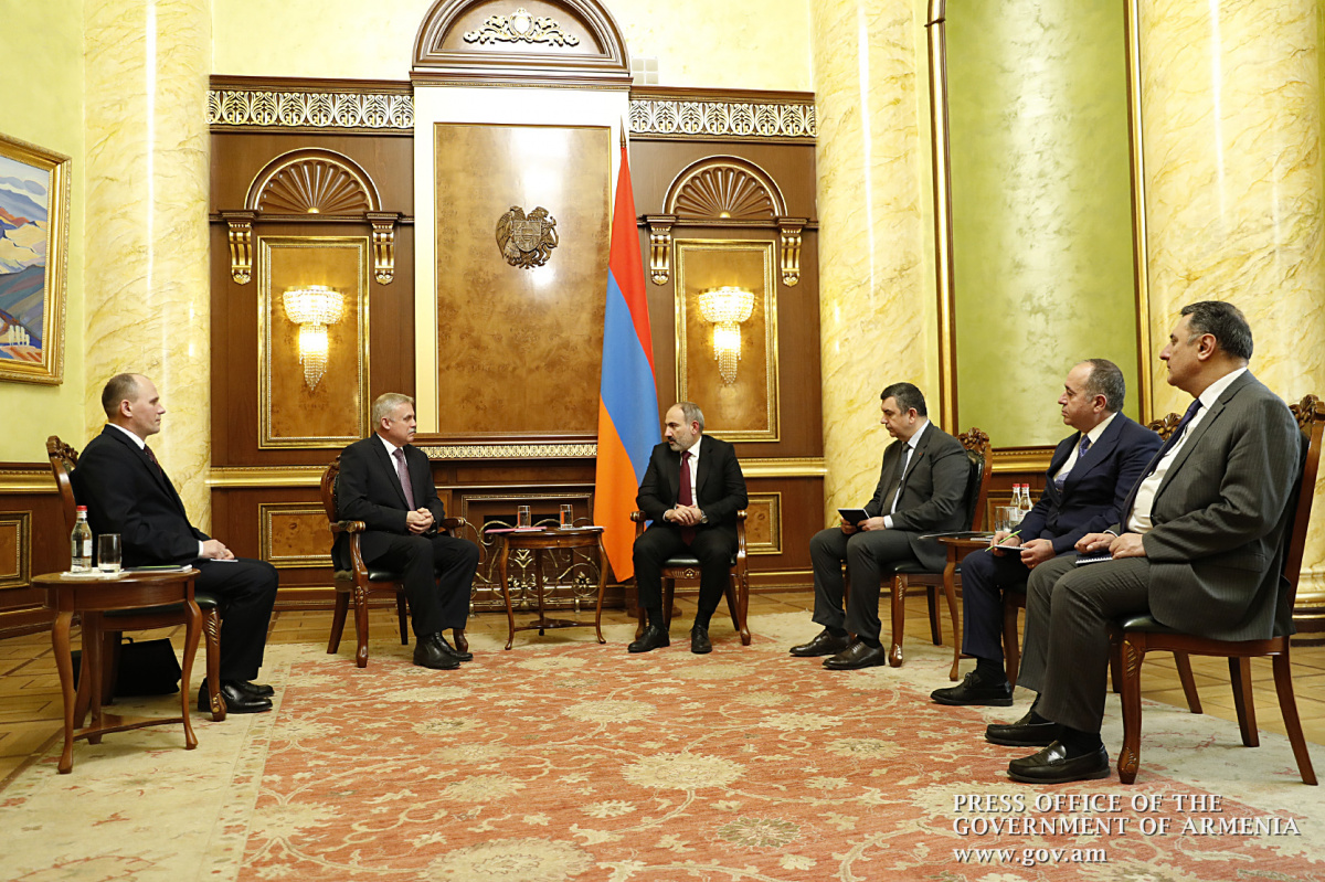 Armenian Prime Minister Nikol Pashinyan met with CSTO Secretary General Stanislav Zas