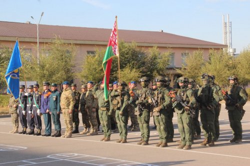 The CSTO Collective Forces are practicing the tasks of the next stage of CSTO trainings in the Republic of Kazakhstan