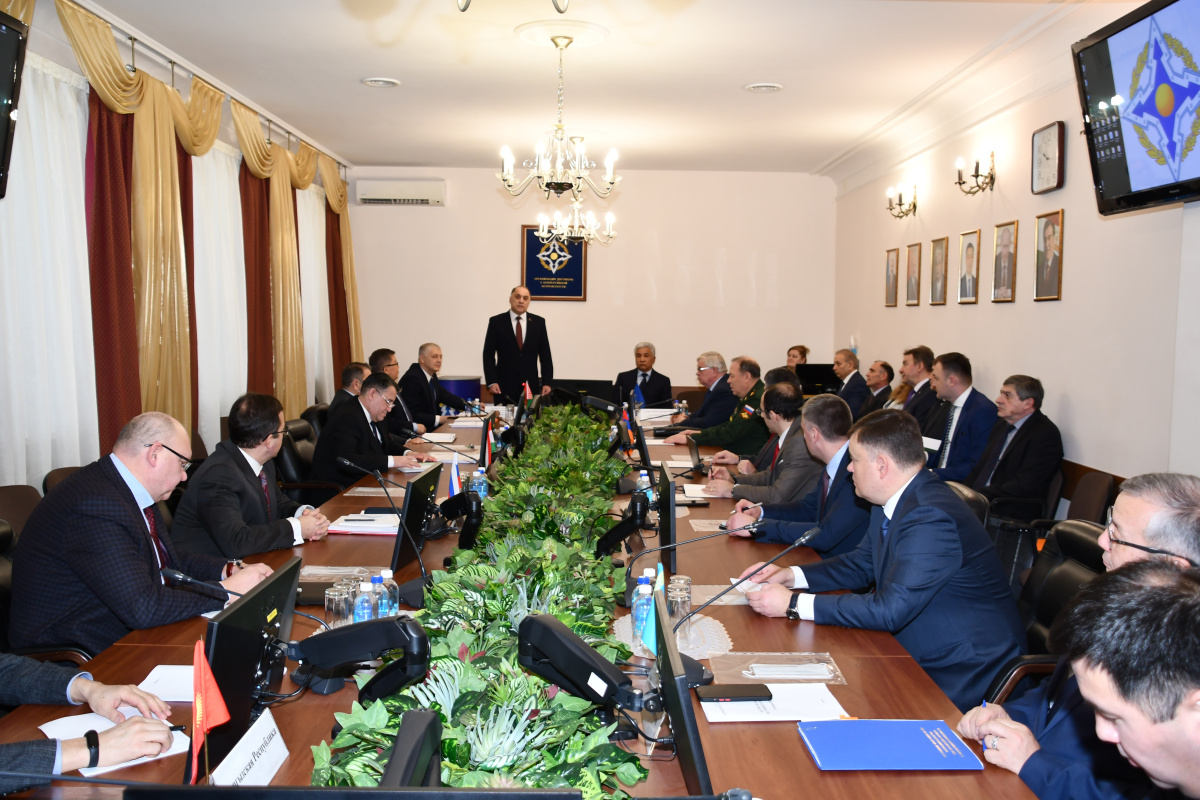 The Newly appointed CSTO Secretary General Imangali TASMAGAMBETOV was presented to the CSTO Secretariat and members of the Organization's Permanent Council