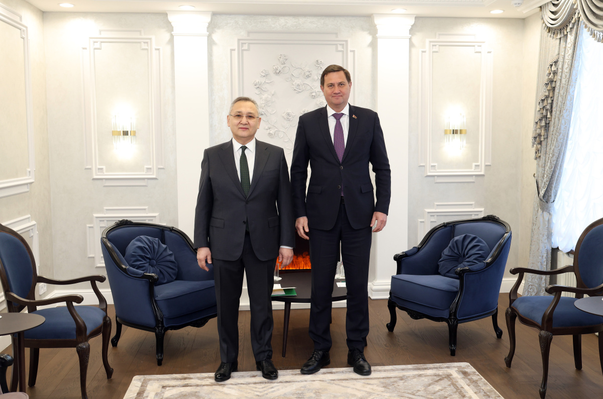 A meeting was held between the CSTO Secretary General Taalatbek Masadykov and Belarusian Foreign Minister Maksim Ryzhenkov