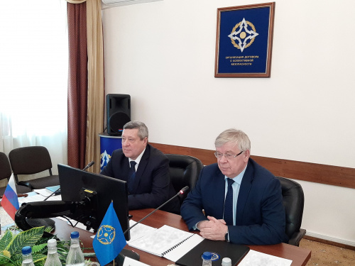 Speech of the CSTO Deputy Secretary General Valery Semerikov at the meeting of the heads of national staffs of the CSTO member states on the operation "PROXY" on March 13, 2020