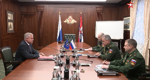 "Zvezda": Shoigu held a meeting in Moscow with the Head of the CSTO