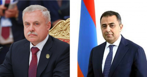 The CSTO Secretary General Stanislav Zas, who is in the Republic of Armenia at the head of the CSTO mission, met with the Acting Foreign Minister Vahe Gevorgyan