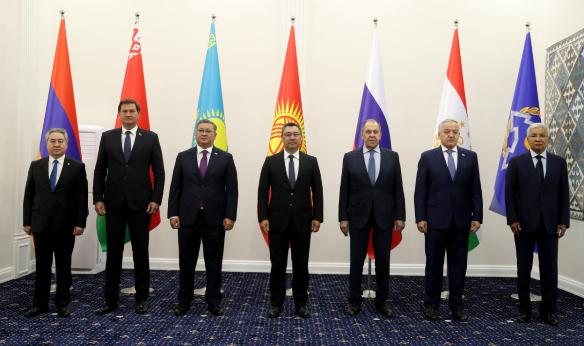 President of the Kyrgyz Republic Sadyr Japarov received the Ministers of Foreign Affairs of the CSTO member states
