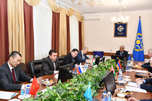 The CSTO Secretary General Imangali Tasmagambetov held a meeting with Permanent Representatives of the CSTO member states