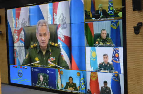 The CSTO Council of Ministers of Defense have discussed the military-political situation on the borders of the Organization, as well as proposals for jointly countering challenges and threats to collective security of a military nature