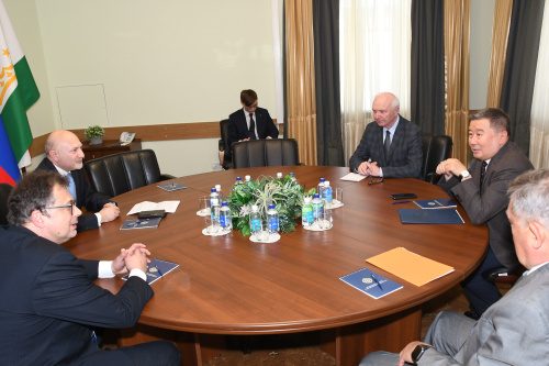 The CSTO Deputy Secretary General Samat Ordabayev met with the UN Secretary General's Special Representative for Central Asia Kakha Imnadze 