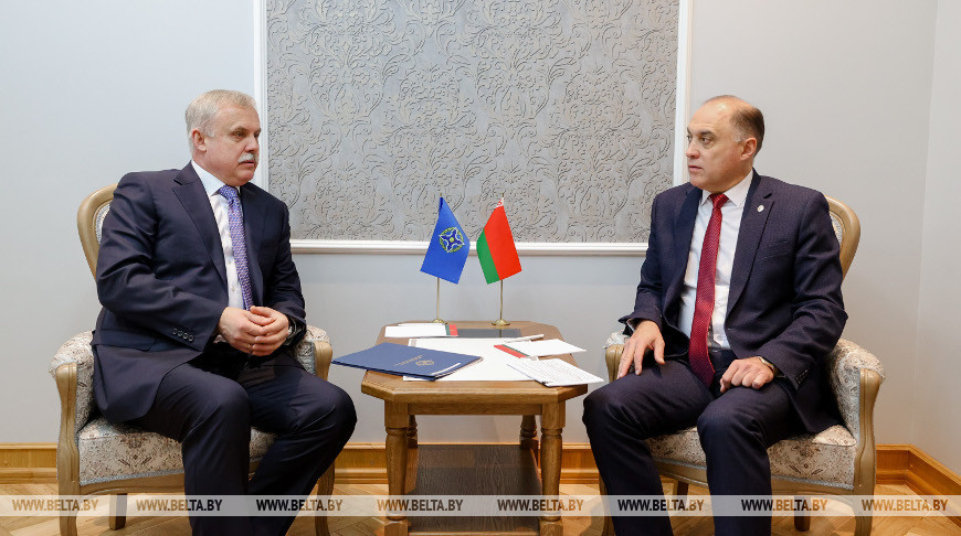 The meeting of the CSTO Secretary General with the State Secretary of the Security Council of Belarus Alexander Volfovich took place in Minsk