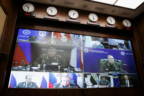 The CSTO Military Committee discussed issues of the development of military cooperation of the Collective Security Treaty Organization member states via video-conferencing