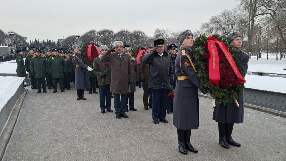 A delegation of the CSTO Joint Staff took part in events marking the 83rd anniversary of the breakthrough of the Leningrad blockade and the 82nd anniversary of the complete liberation of Leningrad from the Nazi blockade during the Great Patriotic War