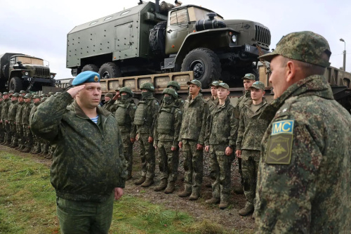 Текст  Russian servicemen arrive in the Republic of Belarus to take part in the CSTO Peacekeeping Forces exercises “Indestructible Brotherhood-2026” and “Barrier-2026”