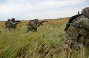 Армянский спецназ занял позиции после выброски