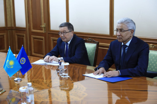 The CSTO Secretary General had a meeting with the Defense Minister and the Security Council Secretary of the Republic of Kazakhstan