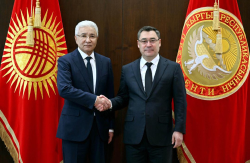 The CSTO Secretary General Imangali Tasmagambetov had a meeting with the President of the Kyrgyz Republic Sadyr Japarov