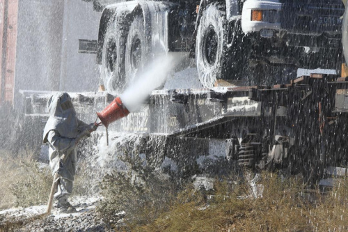 Military contingents of the Armed Forces of the CSTO member states practiced actions in conditions of sabotage on the railroad in the course of trainings "Echelon-2022" in Kazakhstan