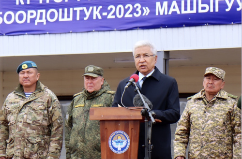 The final stage of the joint training "Indestructible Brotherhood-2023" with the CSTO Peacekeeping Forces took place in the Kyrgyz Republic 