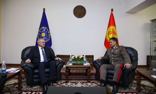 The CSTO Secretary General Stanislav Zas held meetings with the Chief of the General Staff and the Secretary of the Security Council of Kyrgyzstan in Bishkek