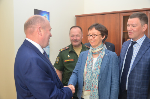 The CSTO Secretariat hosted a meeting of the CSTO Deputy Secretary General Piotr Tsikhanouski with the Deputy Head of the Regional Delegation of the International Committee of the Red Cross in Russia, Belarus and Moldova Marie Dubeau