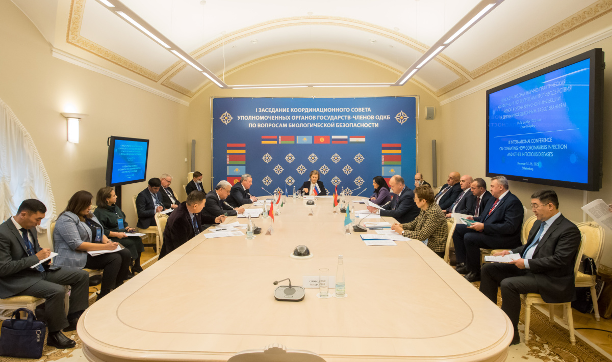 St. Petersburg hosted the first meeting of the CSTO member states' Coordinating Council on biological security. Head of Rospotrebnadzor Anna Popova was elected as its Chairperson